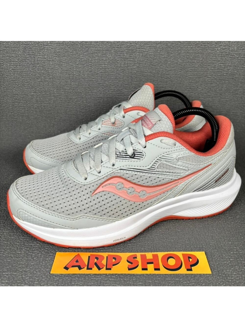 Saucony Cohesion 16 S10781-60 Size 9.5 Women`s Grey Orange Running Shoes